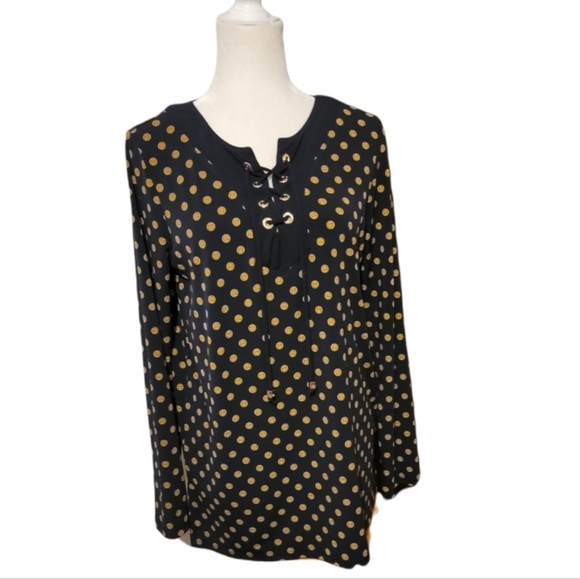 Michael Kors Tops - Michael Kors lace up blouse